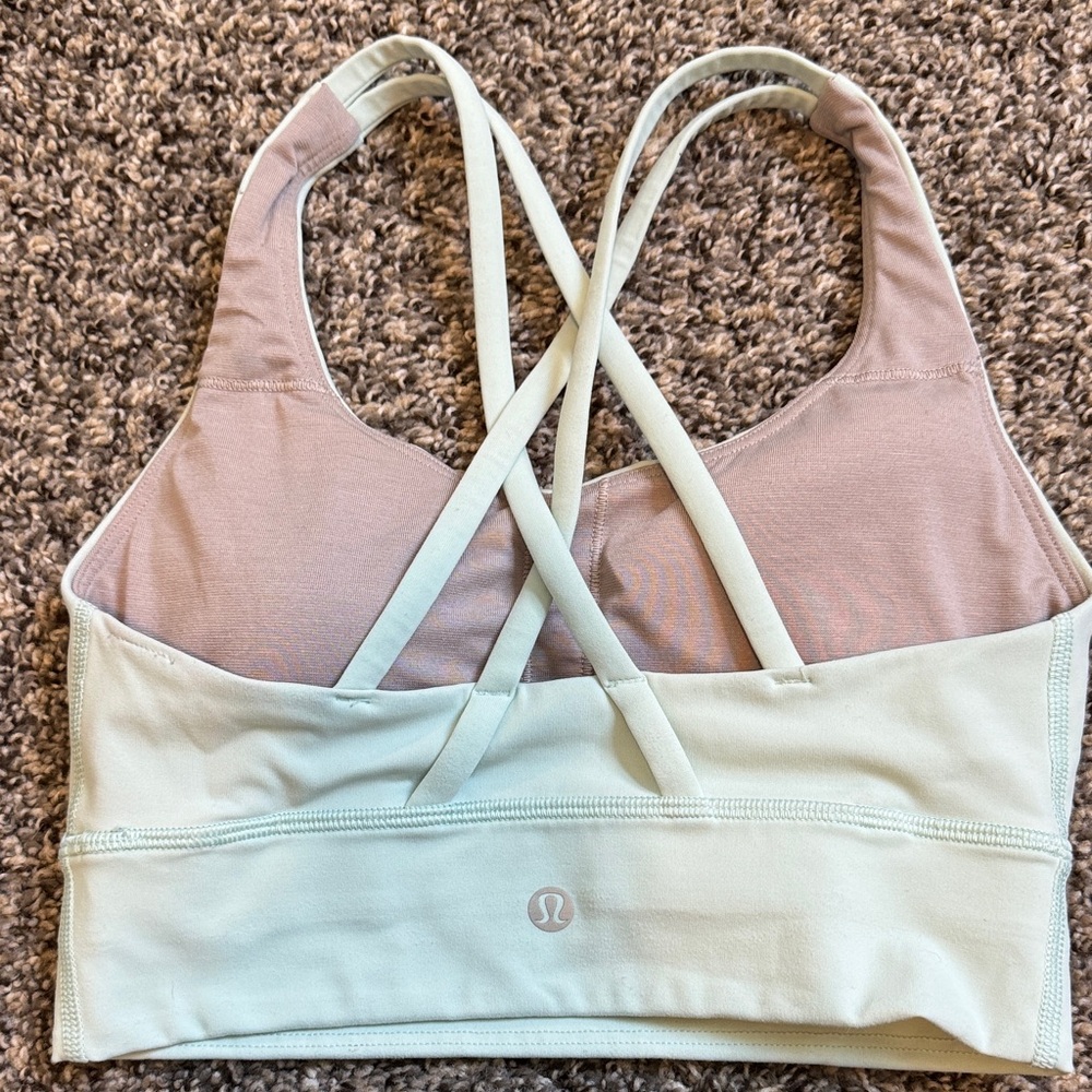 lululemon athletica Mint and Mauve Sports Bra